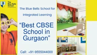 Best School in Gurgaon | Nursery Admission | The Blue Bells School