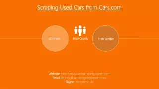 scraping used cars from cars com