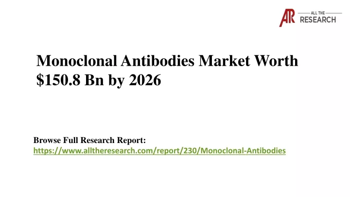 monoclonal antibodies market worth