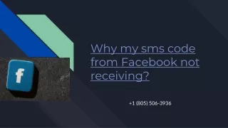 why my sms code from facebook not receiving