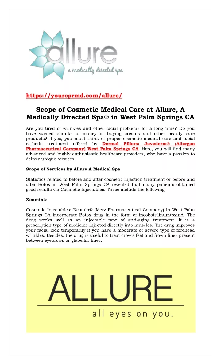 https yourcprmd com allure scope of cosmetic