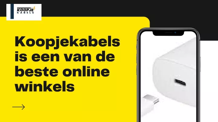 koopjekabels is een van de beste online winkels