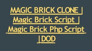 m a gic b r ick c l one magic brick script magic
