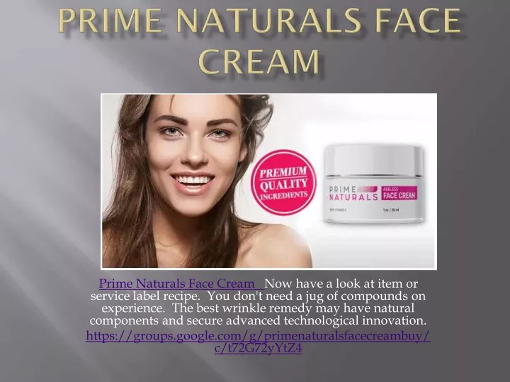 prime naturals face cream now have a look at item