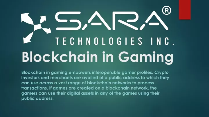 blockchain in gaming