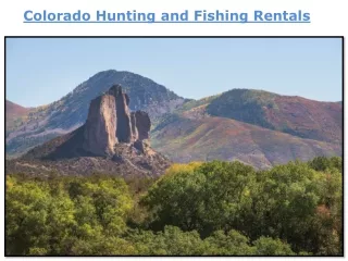 Colorado Rocky Mountain Vacation Rentals