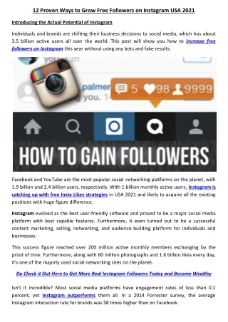 How to Grow Your Instagram Followers with Free Insta Likes