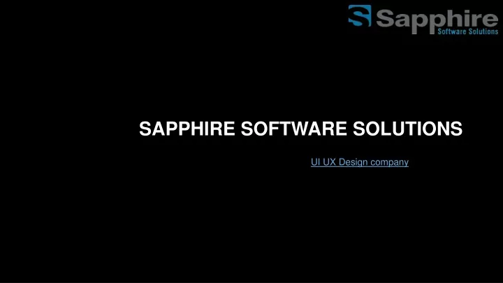 sapphire software solutions