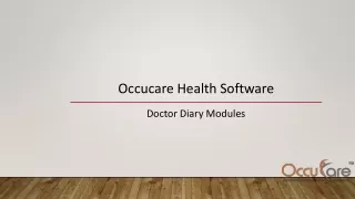 occucare health software
