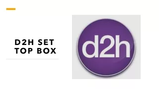 d2h set top box