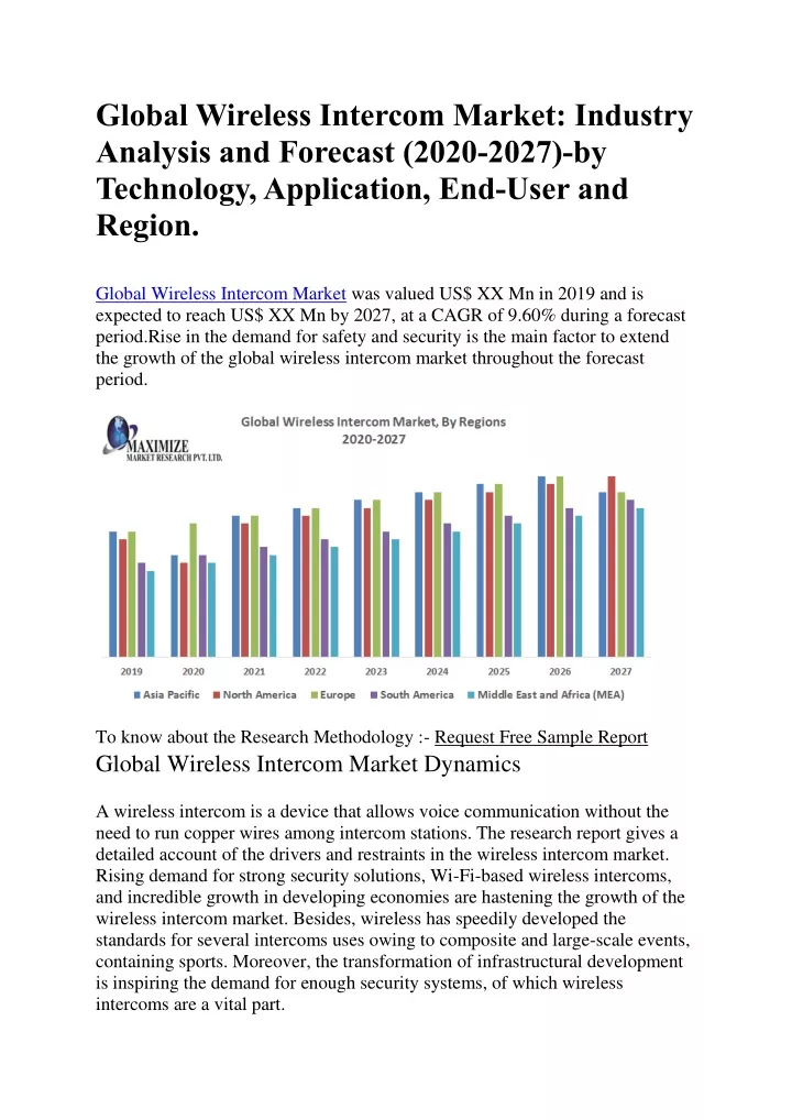 global wireless intercom market industry analysis
