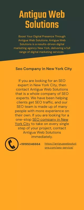 Seo Company in New York City