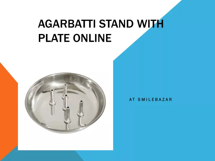 agarbatti stand with plate online