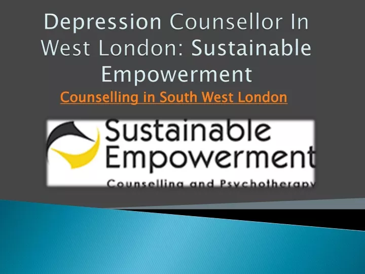 depression counsellor in west london sustainable empowerment