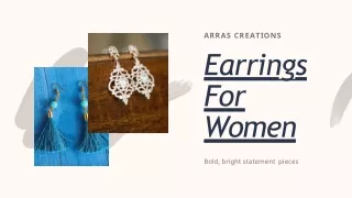 Earrings For Women  Arras Creations