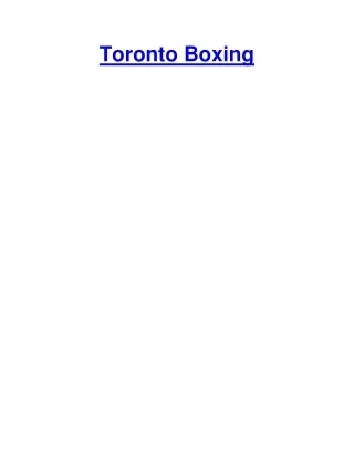 Toronto BoxingToronto Kickboxing & Muaythai Academy - Toront Kids Martial Arts
