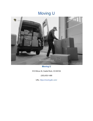 moving u