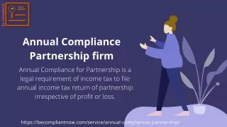 Online for Annual Compliance Partnership firm irrespective of profit or loss (1)