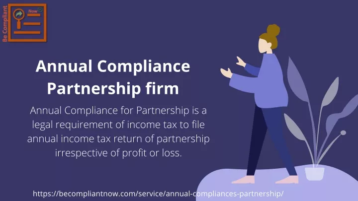 annual compliance partnership firm annual