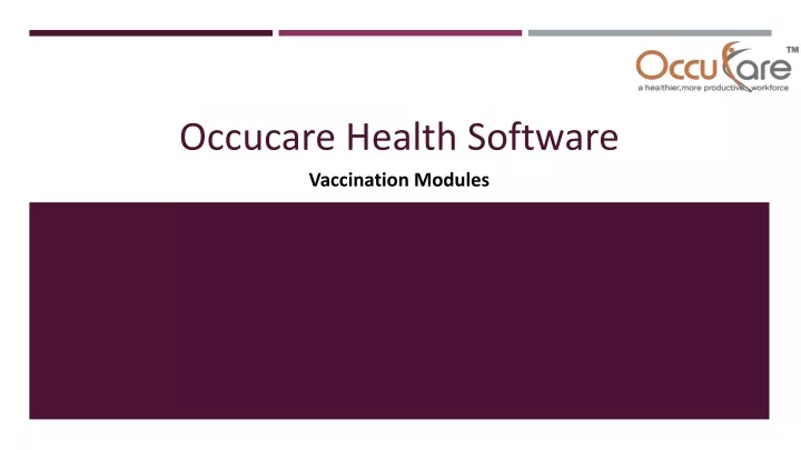 occucare health software