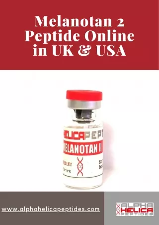 Melanotan 2 Peptide Online in UK and USA - Alpha Helica Peptides