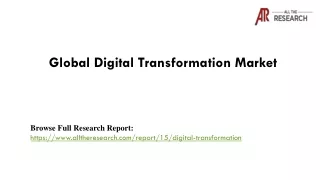 Digital Transformation Market Forecast to 2027