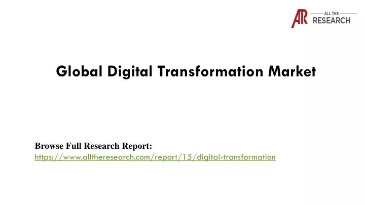 global digital transformation market