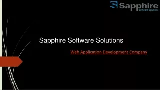 sapphire software solutions