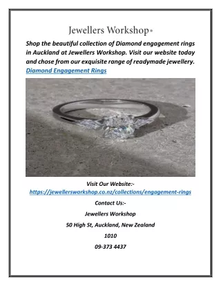 Diamond Engagement Rings in Auckland