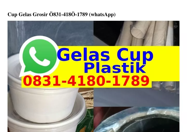 cup gelas grosir 831 418 1789 whatsapp