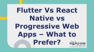 flutter vs react native vs progressive web apps what to prefer