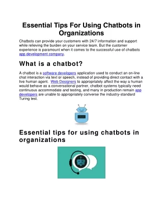 essential tips for using chatbots