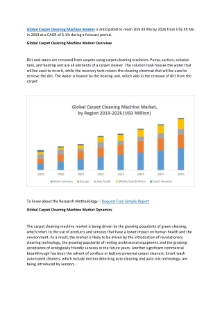 global carpet cleaning machine market
