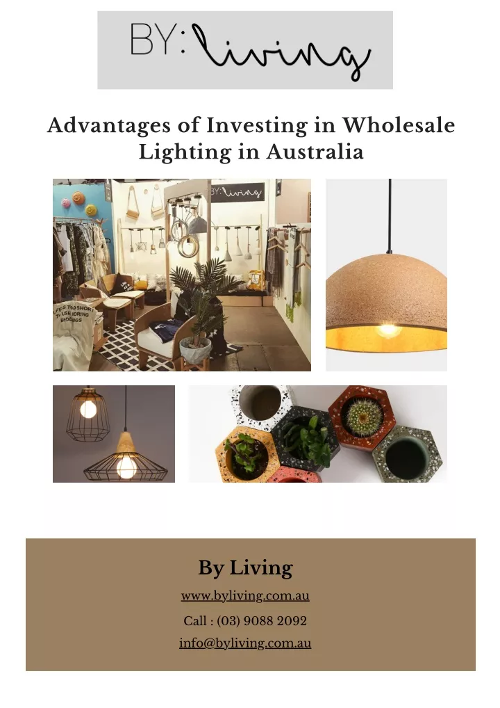 advantages of investing in wholesale lighting