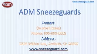 B-950 Self-Serve Glass Sneeze Guards | ADM Sneezeguards