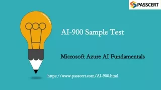 ai 900 sample test ai 900 sample test