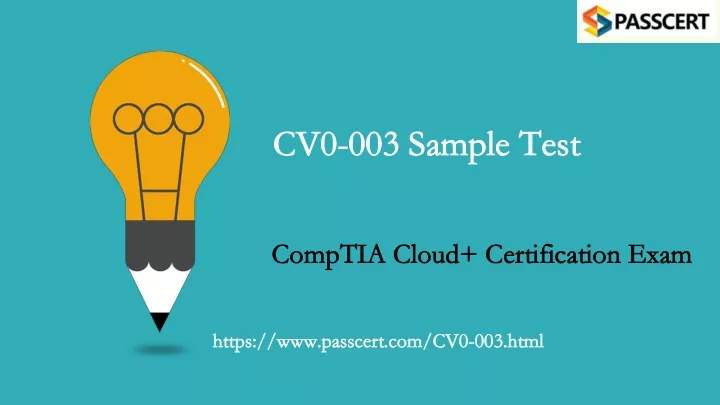 PPT - CompTIA Cloud Certification CV0-003 Dumps PowerPoint Presentation ...