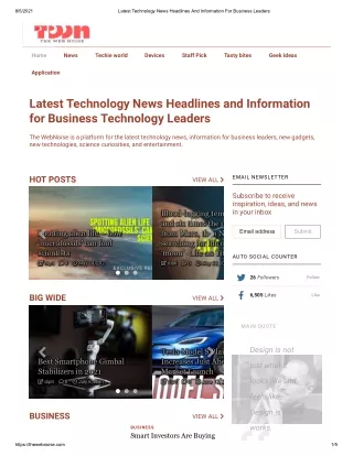 Latest Technology News Headlines And Information For Business Leaders