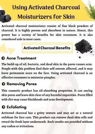Finest Activated Charcoal Moisturizer