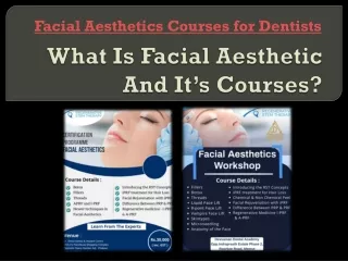 what is facial aesthetic and it s courses