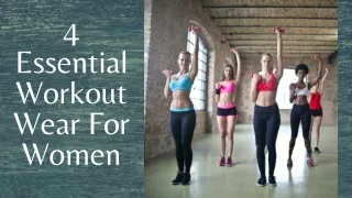 4 Essential Wear For Workout For Women