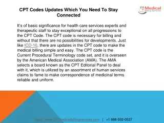cpt codes updates which you need to stay