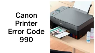 canon printer error 990