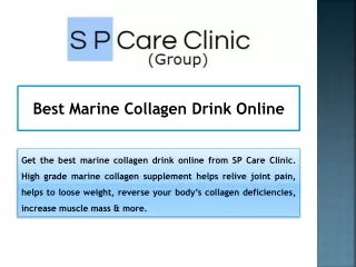 Best Marine Collagen Drink Online – SP Care Clinic