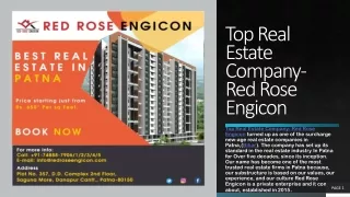 Top Real Estate Company- Red Rose Engicon