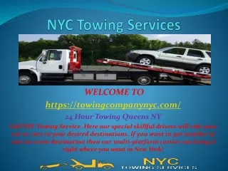 24 Hour Towing Queens NY