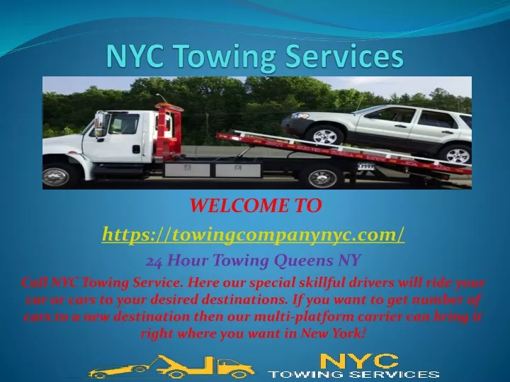 nyc towing services