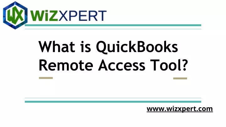 what is quickbooks remote access tool