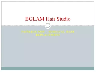 Hair Replacement For Hair Weaving From BGLAM Hair studio