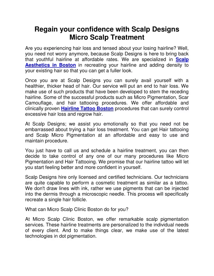 regain your confidence with scalp designs micro